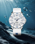 Seagull Ocean Series Pro "Dragon Kings of the Four Seas" Dragon-scale Dial 300m Waterproof Dive Watch 44mm