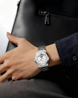 Seagull Open Heart Flywheel Guilloché Dial Automatic Watch 39mm