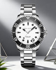 Seagull Ocean Series Rolling Panda Engraved Caseback 200m Waterproof Dive Watch 41mm