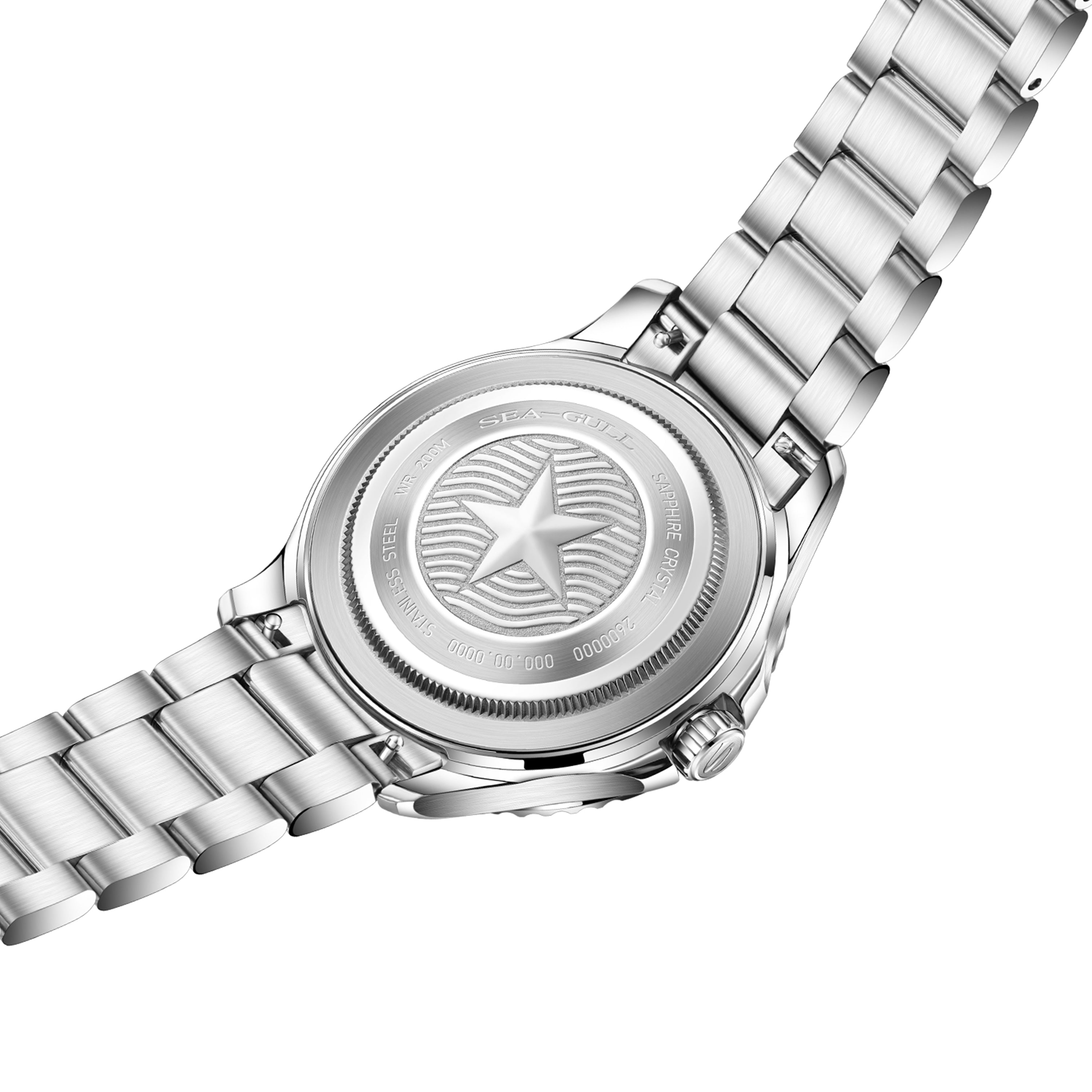 Seagull Ocean Series Metallic Gradient Dial 200m Waterproof Dive