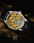 Seagull Heritage Series Panloong 24K Gold Dial Limited Edition Tourbillon Watch 42mm