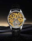 Seagull Heritage Series Panloong 24K Gold Dial Limited Edition Tourbillon Watch 42mm