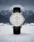 Seagull Extraordinary Series Snowflake Dial Calendar 9mm Thick Case Dress Watch 40mm