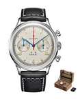 Seagull 1963 Series Chronograph Watch Solid Antimagnetic Caseback Times Edition 40mm