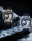 Seagull GMT World Time Dual Time Zone Calendar Business Watch 41mm