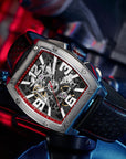 Seagull x CN Racing Team Collaboration Tonneau Dial Skeleton Watch 42mm