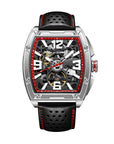 Seagull x CN Racing Team Collaboration Tonneau Dial Skeleton Watch 42mm