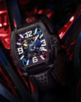 Seagull x CN Racing Team Collaboration Tonneau Dial Skeleton Watch 42mm