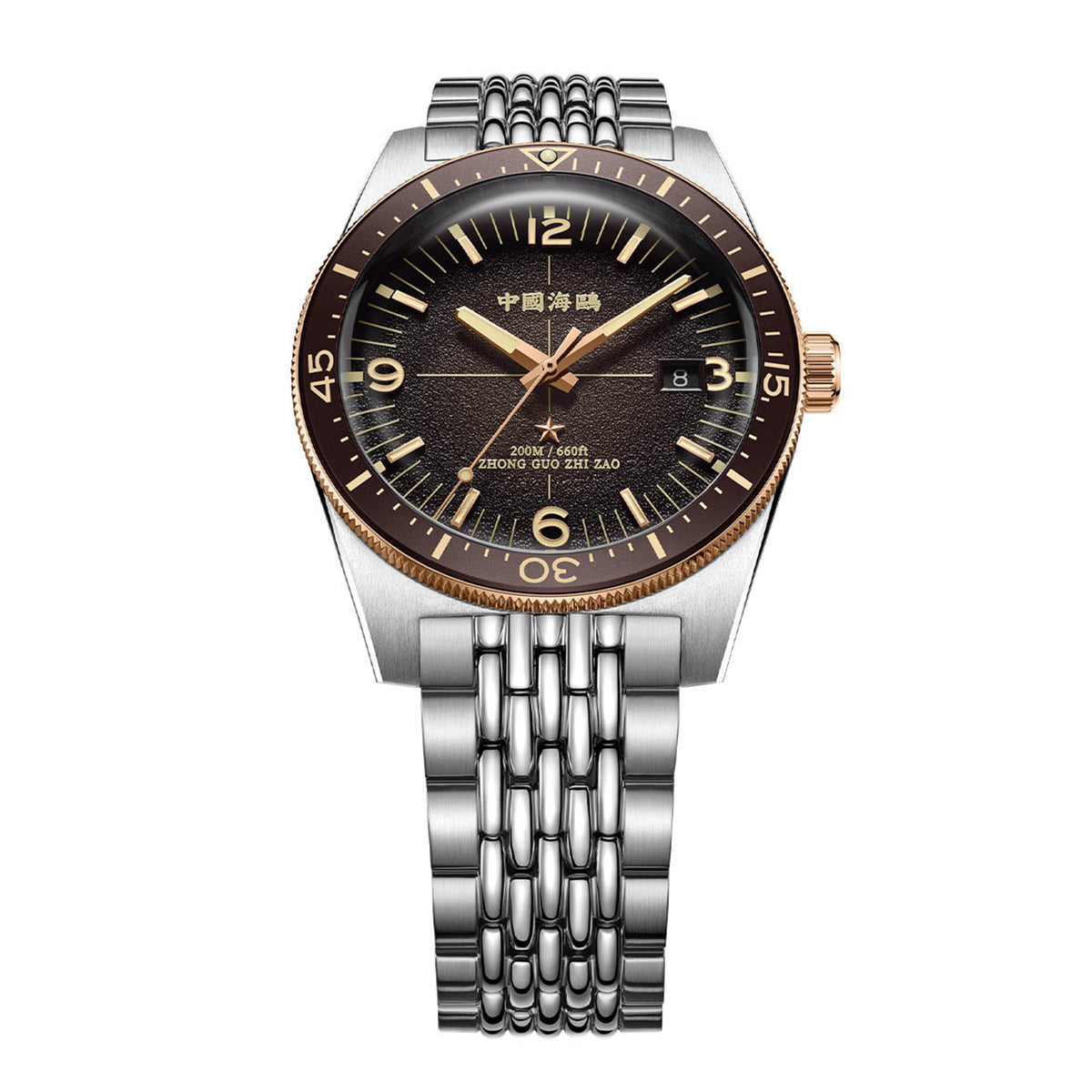 Seagull Ocean Series 1984 Antarctic Expedition 200m Waterproof Dive Watch 40mm