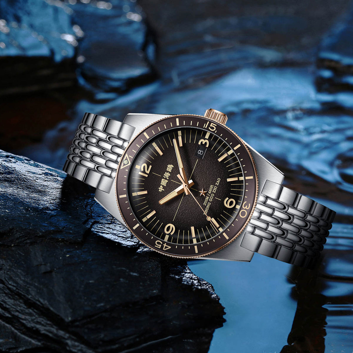 Seagull Ocean Series 1984 Antarctic Expedition 200m Waterproof Dive Watch 40mm