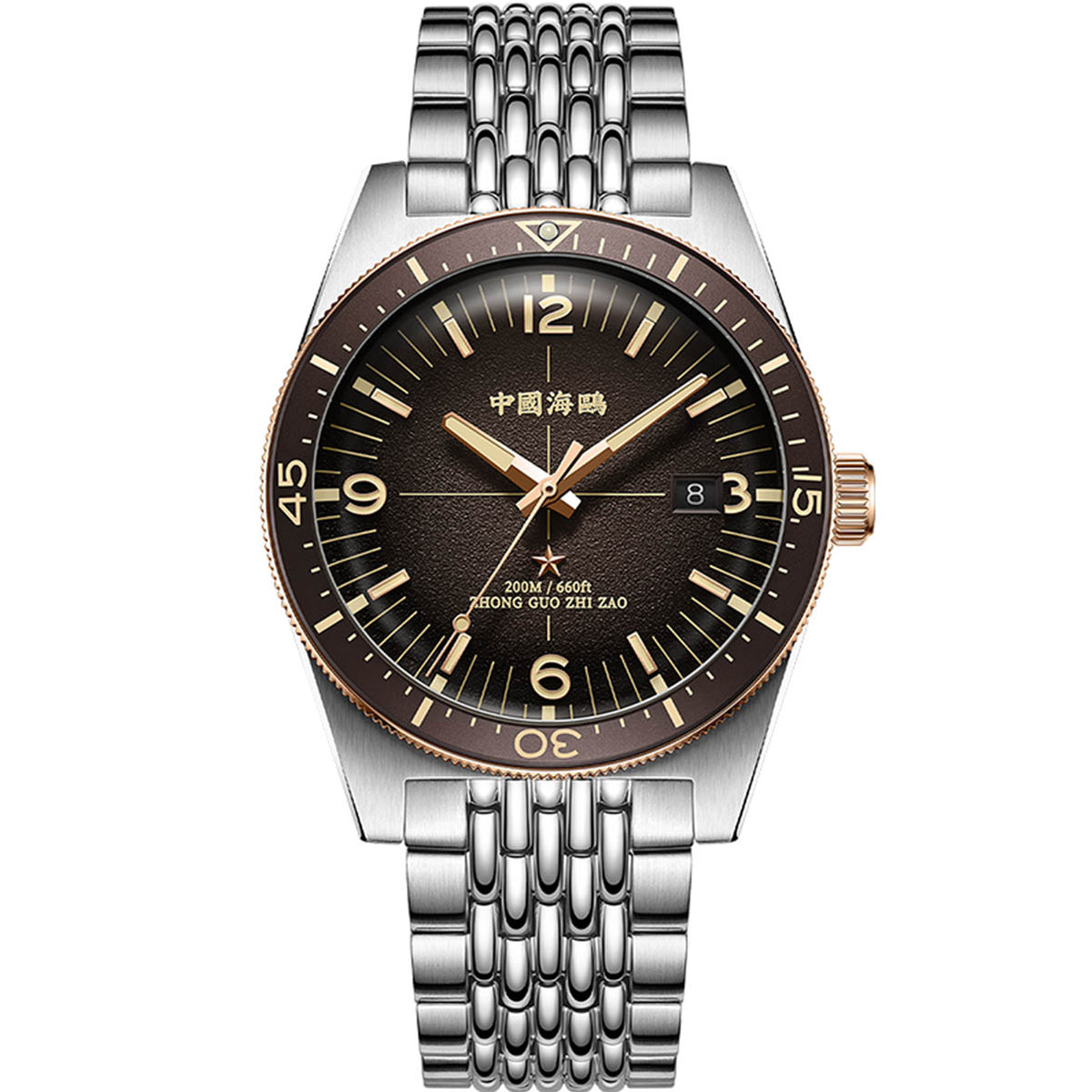 Seagull Ocean Series 1984 Antarctic Expedition 200m Waterproof Dive Watch 40mm