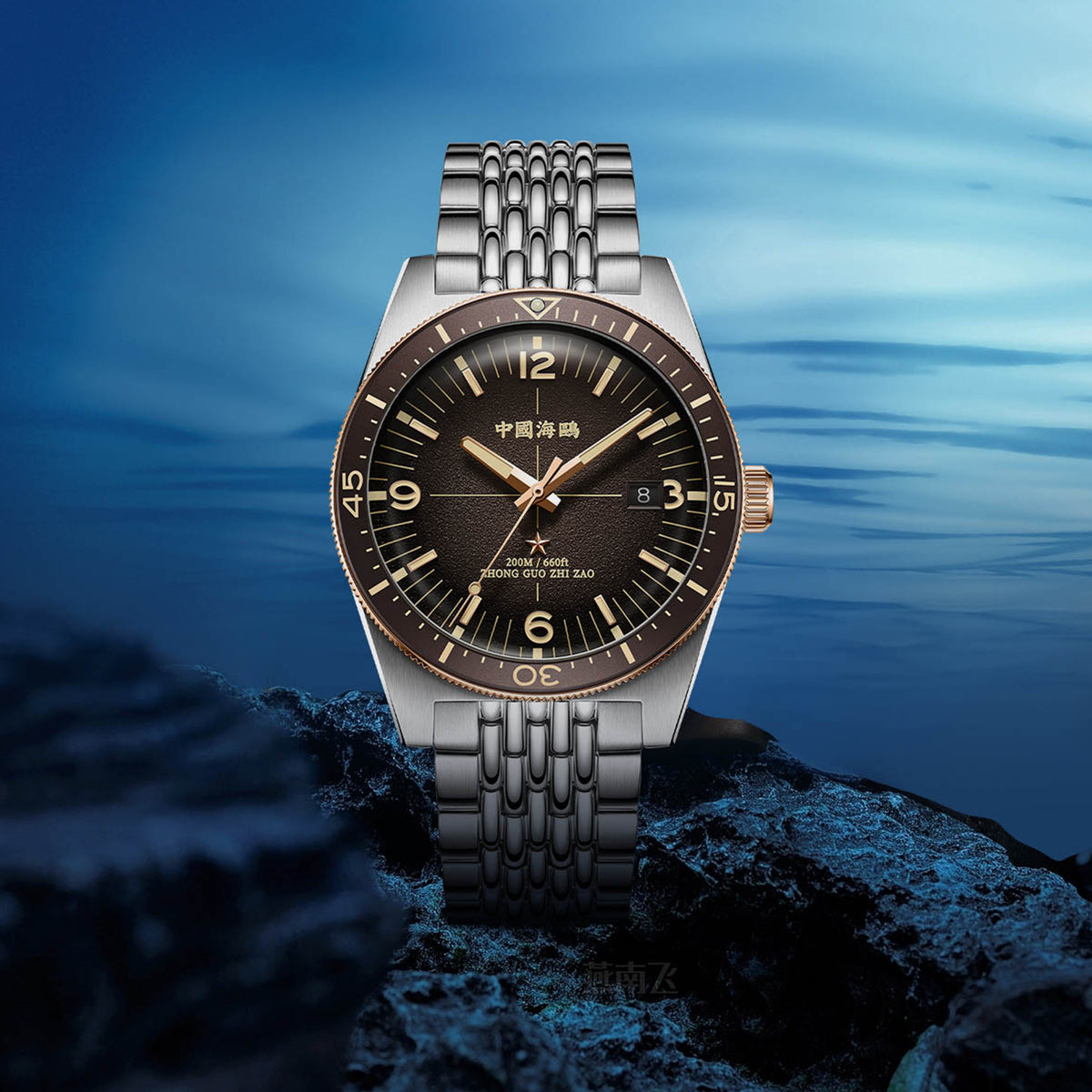 Seagull Ocean Series 1984 Antarctic Expedition 200m Waterproof Dive Watch 40mm