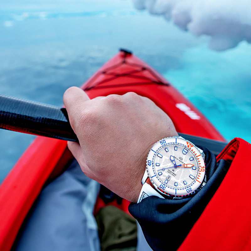 Seagull Ocean Series Pro Special Edition Ice-textured Dial Titanium Alloy Case 300m Waterproof Dive Watch 43mm