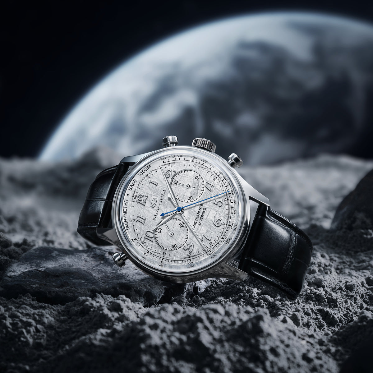 Seagull Rattrapante Split-second Chronograph Meteorite Dial Limited Editon 42.5mm