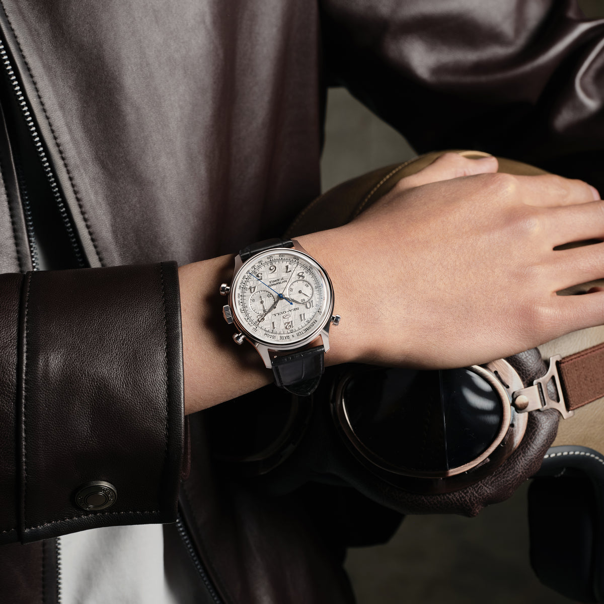 Seagull Rattrapante Split-second Chronograph Meteorite Dial Limited Editon 42.5mm