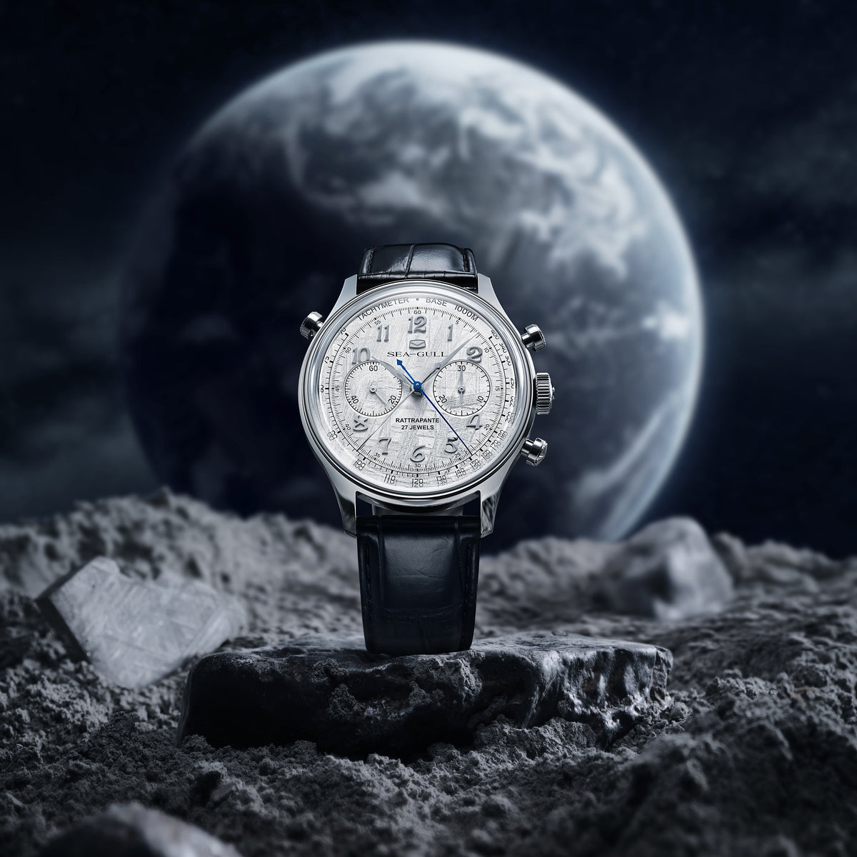 Seagull Rattrapante Split-second Chronograph Meteorite Dial Limited Editon 42.5mm