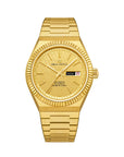 Seagull Ancient Cloud Motif Dial Date-day Calender Reissue Dress Watch 38mm