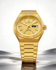 Seagull Ancient Cloud Motif Dial Date-day Calender Reissue Dress Watch 38mm