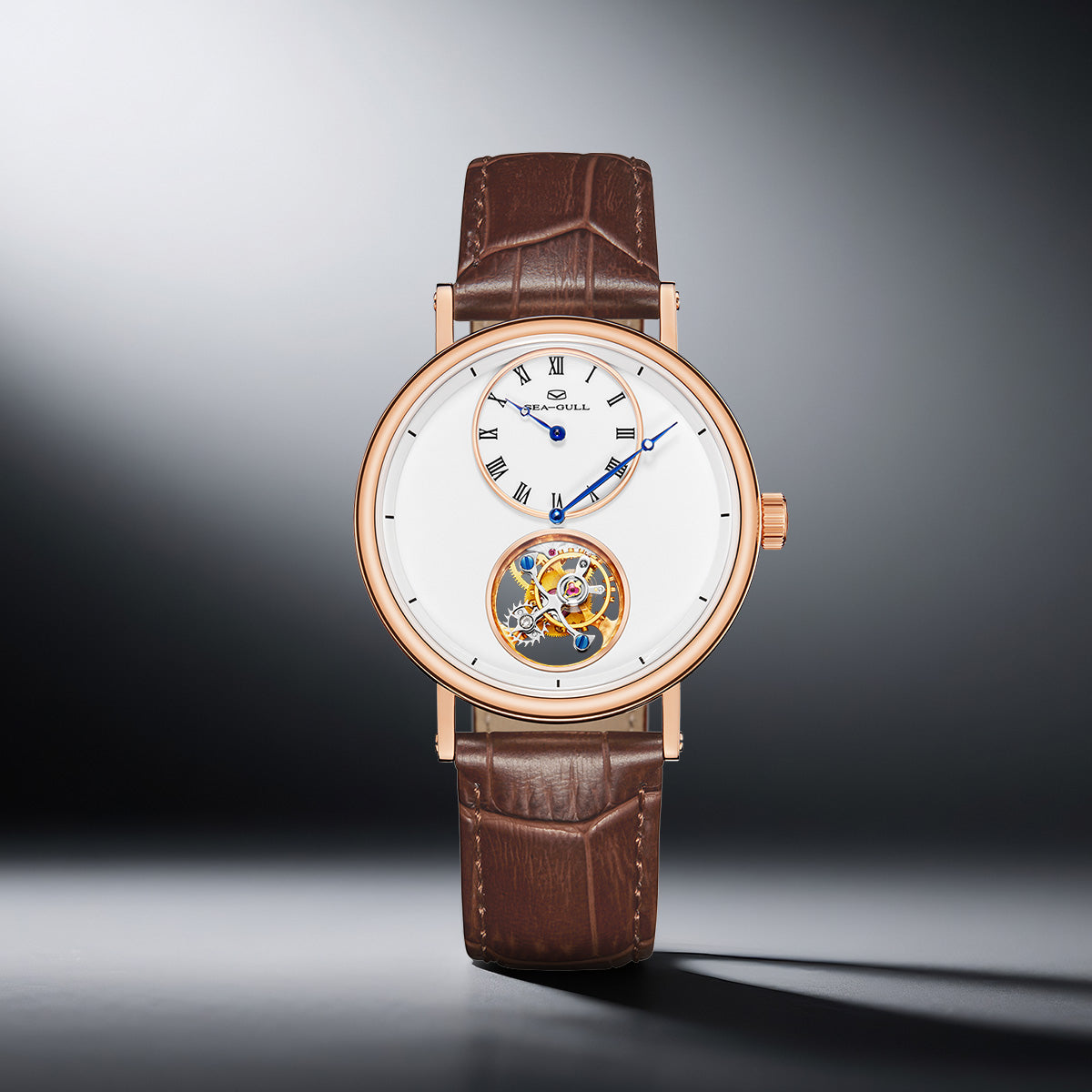 Seagull Artisan Heritage Series Master Craftsman Enamel Dial Regulator Layout Eccentric Tourbillon 39mm