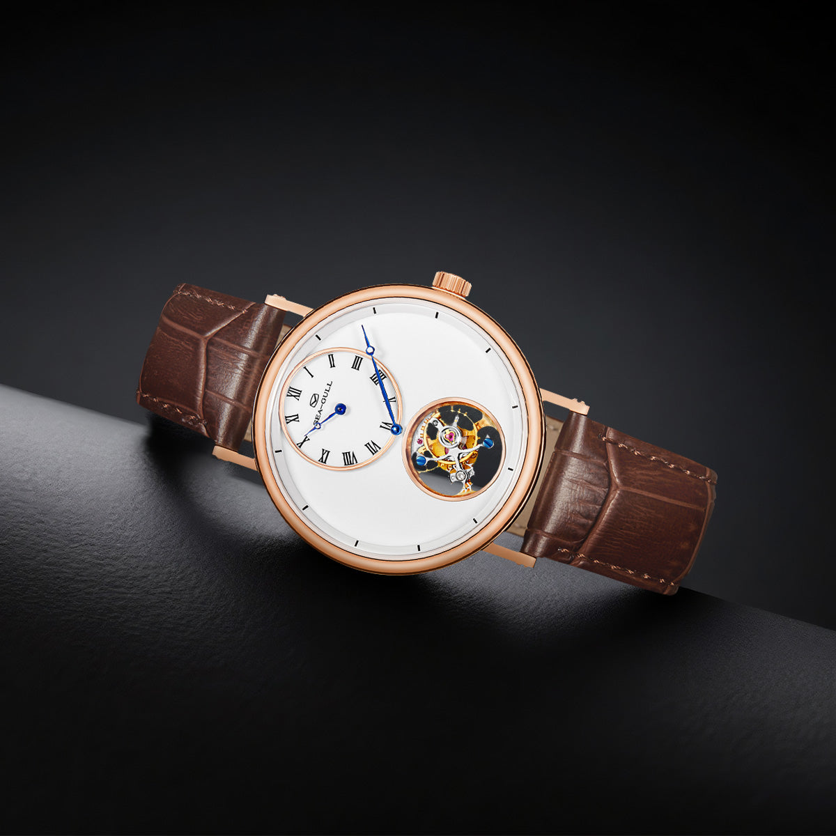 Seagull Artisan Heritage Series Master Craftsman Enamel Dial Regulator Layout Eccentric Tourbillon 39mm