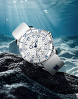 Seagull Ocean Series Pro "Dragon Kings of the Four Seas" Dragon-scale Dial 300m Waterproof Dive Watch 44mm
