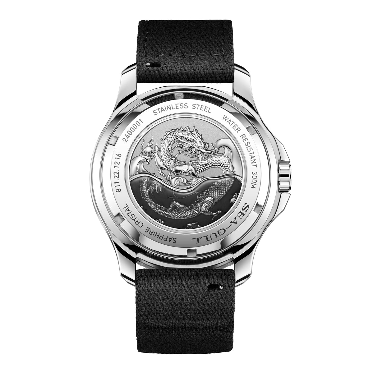 Seagull Ocean Series Pro "Dragon Kings of the Four Seas" Dragon-scale Dial 300m Waterproof Dive Watch 44mm