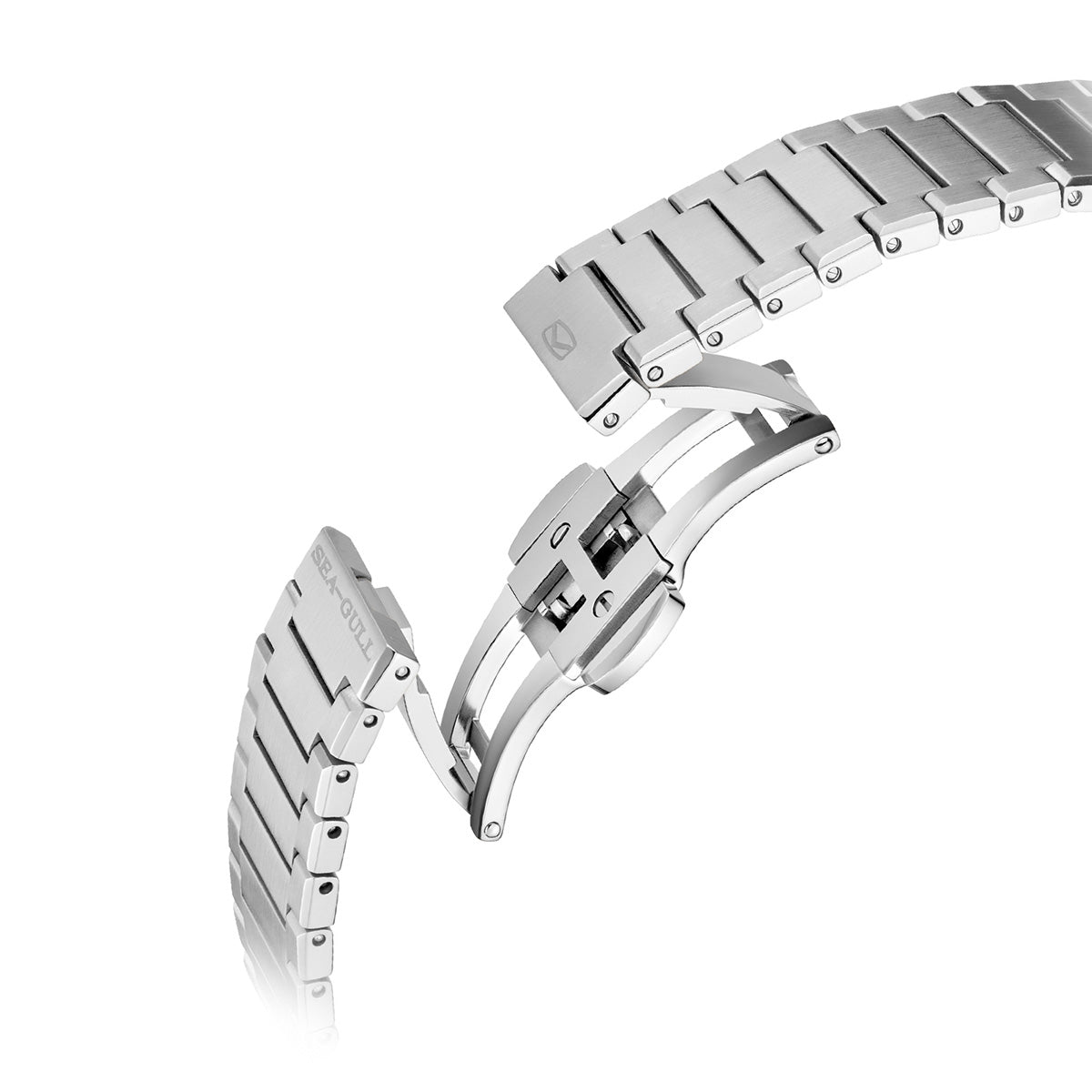 Seagull Ancient Cloud Motif Dial Date-day Calender Reissue Dress Watch 38mm