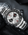 Seagull Panda Eye Dial Tachymeter Chronograph Watch 44mm
