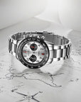 Seagull Panda Eye Dial Tachymeter Chronograph Watch 44mm