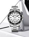 Seagull Ocean Series Rolling Panda Transparent Caseback 100m Waterproof Dive Watch 44.5mm