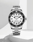 Seagull Ocean Series Rolling Panda Transparent Caseback 100m Waterproof Dive Watch 44.5mm