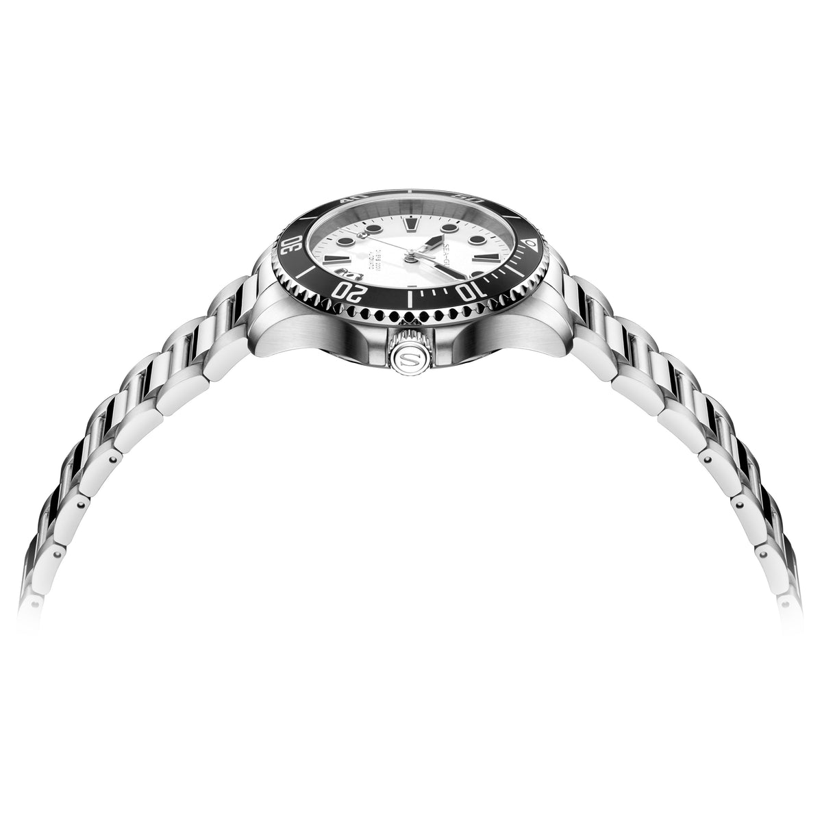 Seagull Ocean Series Rolling Panda Engraved Caseback 200m Waterproof Dive Watch 41mm