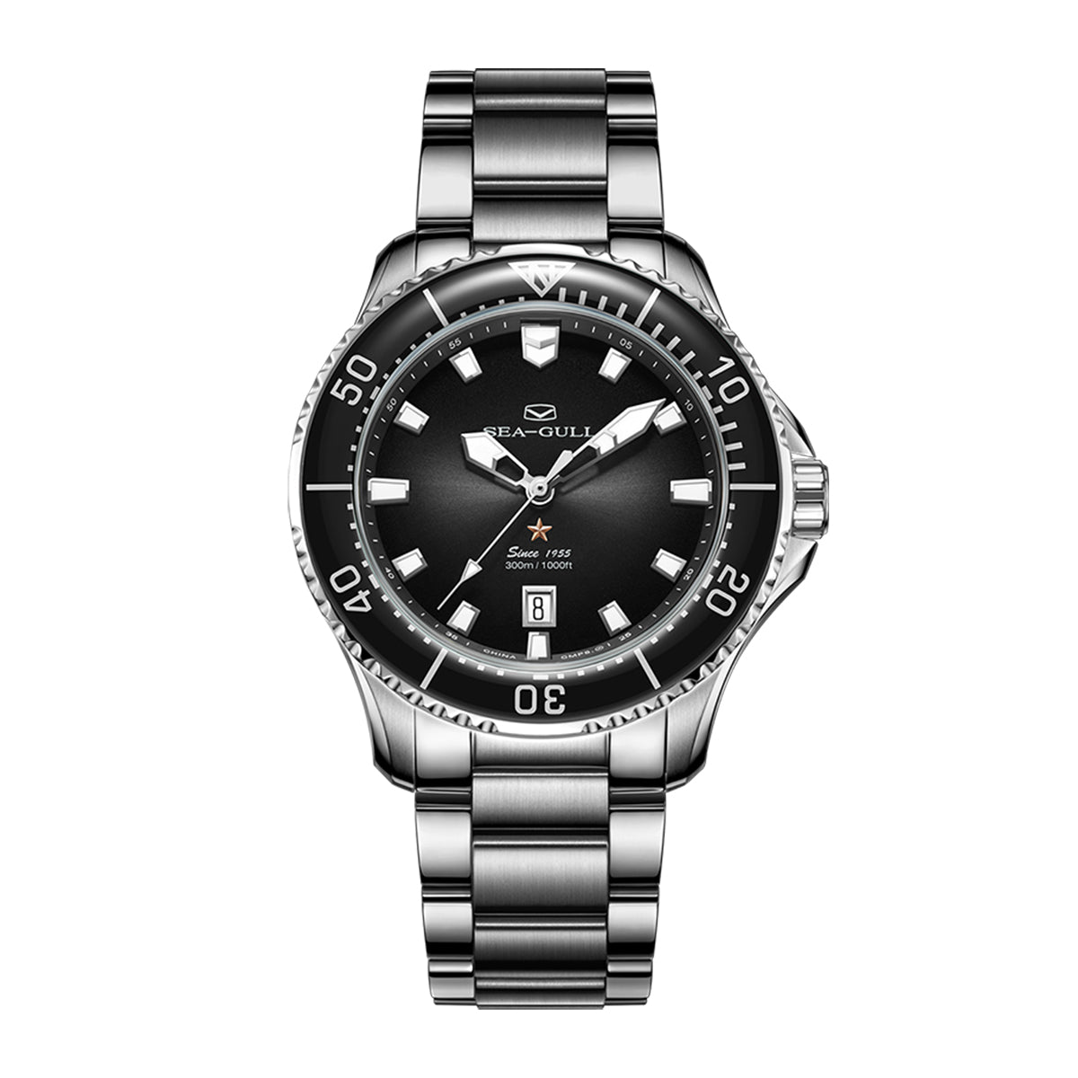 Seagull Ocean Series Pro 300m Waterproof Dive Watch 41mm