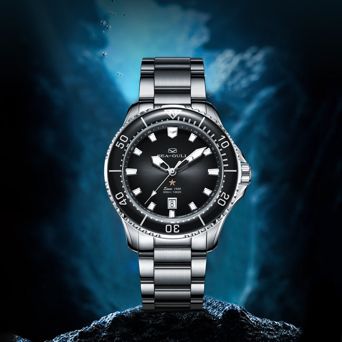 Seagull Ocean Series Pro 300m Waterproof Dive Watch 41mm