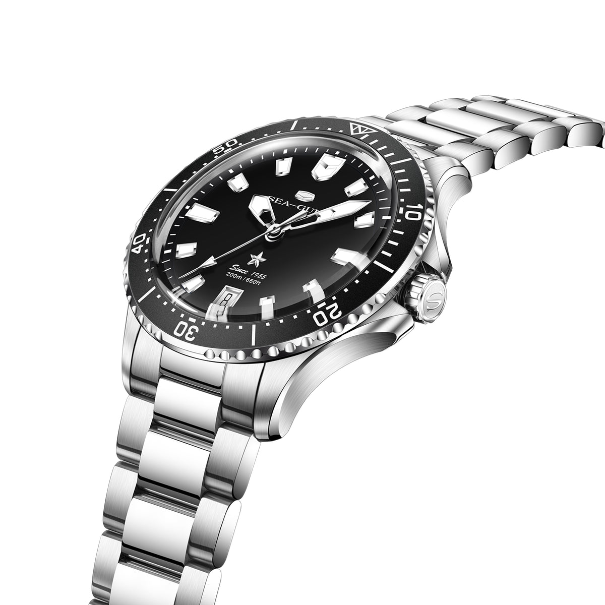 Seagull Ocean Series Metallic Gradient Dial 200m Waterproof Dive Watch 39mm