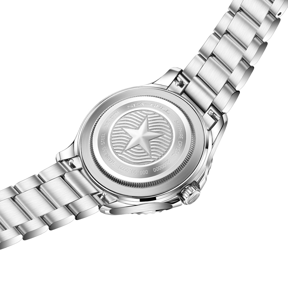 Seagull Ocean Series Metallic Gradient Dial 200m Waterproof Dive Watch 39mm