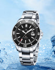 Seagull Ocean Series Magnified Date Window 200m Waterproof Dive Watch 44mm