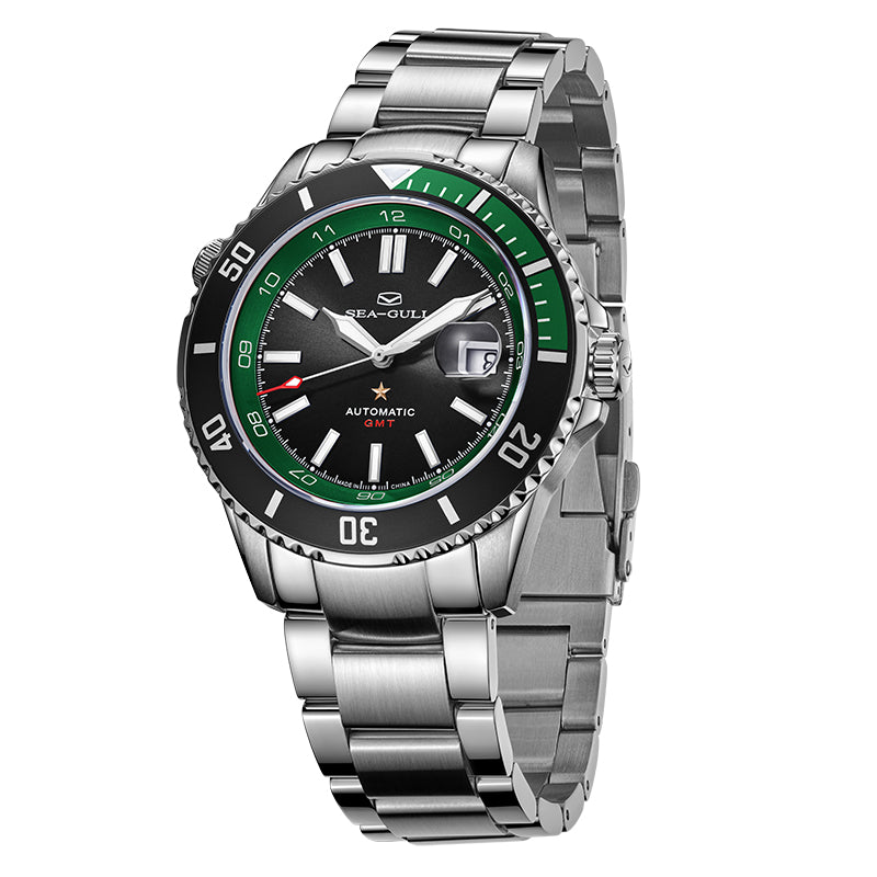Seagull Ocean Series GMT 200m Waterproof Dive Watch 43.5mm