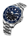 Seagull Ocean Series Pro Moon Phase Gradient Wave-textured Dial 300m Waterproof Dive Watch 43.5mm