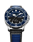 Seagull Ocean Series Pro Moon Phase Gradient Wave-textured Dial 300m Waterproof Dive Watch 43.5mm