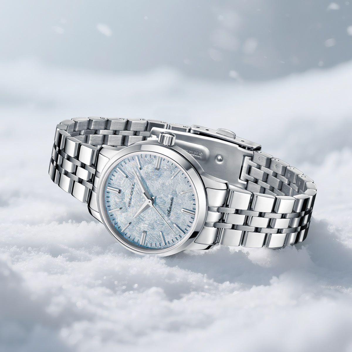 Seagull Cedar Dial Couple Dress Watch 32m/40mm