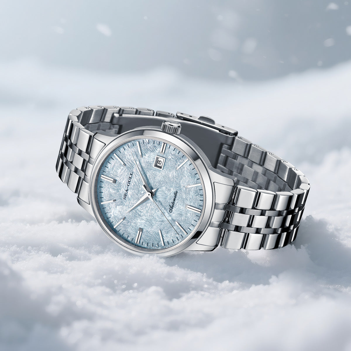 Seagull Cedar Dial Couple Dress Watch 32m/40mm