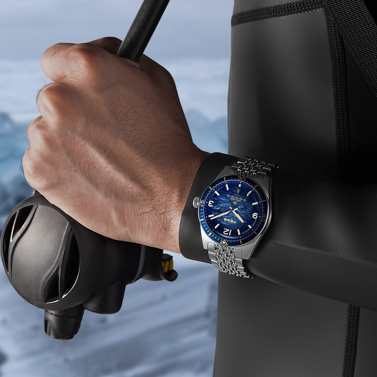 Seagull 1984 Antarctic Expedition Engraved Dial 200m Waterproof Special Edition Dive Watch 40mm