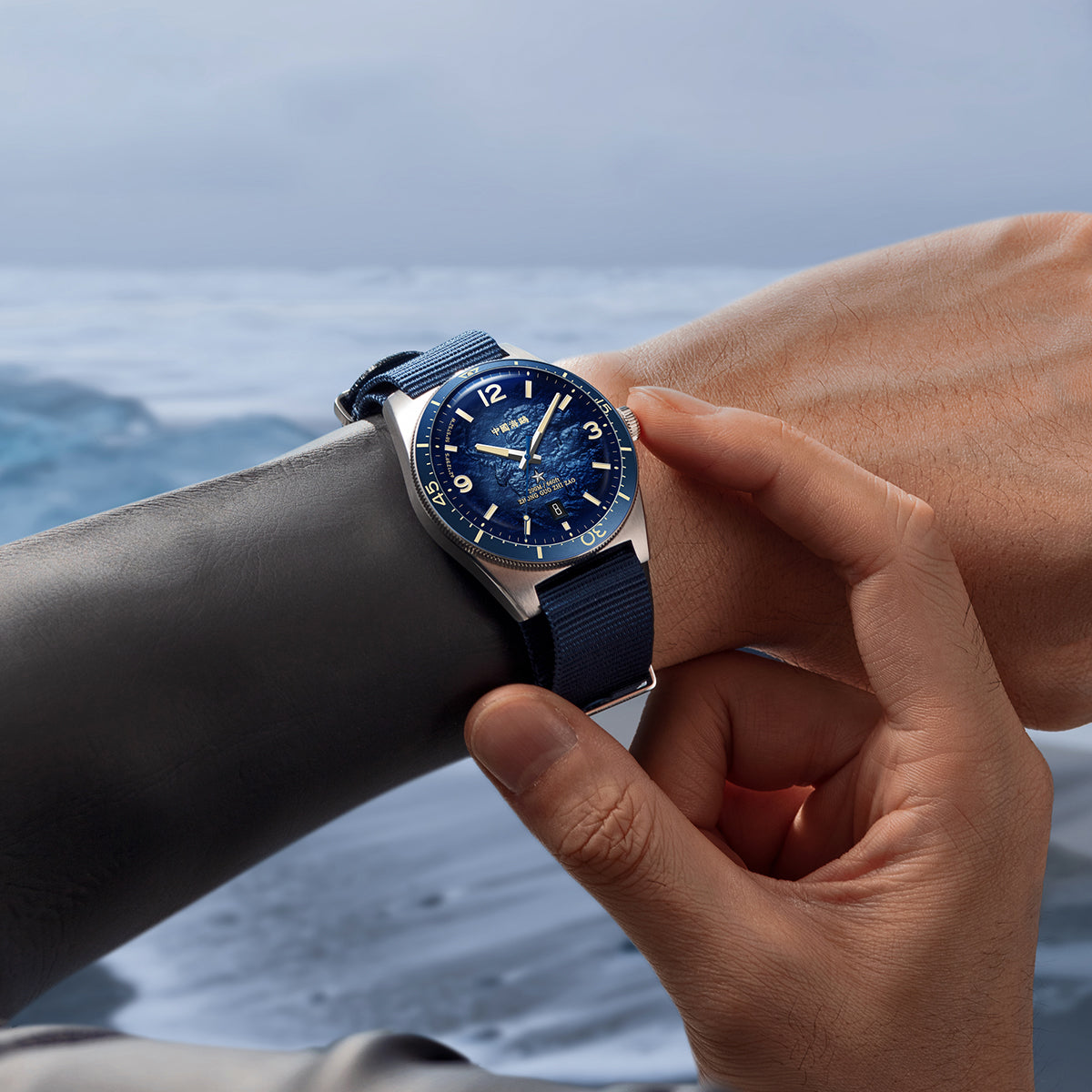 Seagull 1984 Antarctic Expedition Engraved Dial 200m Waterproof Special Edition Dive Watch 40mm