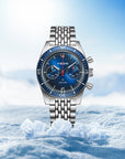 Seagull 1984 Antarctic Expedition Vintage Chronograph 150m Waterproof Dive Watch 40mm
