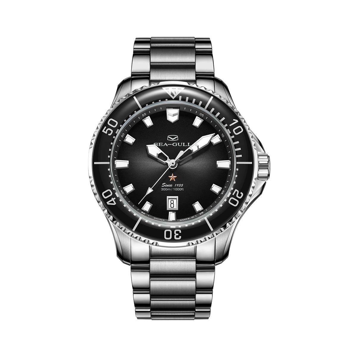 Seagull Ocean Series Pro 300m Waterproof Dive Watch 44mm