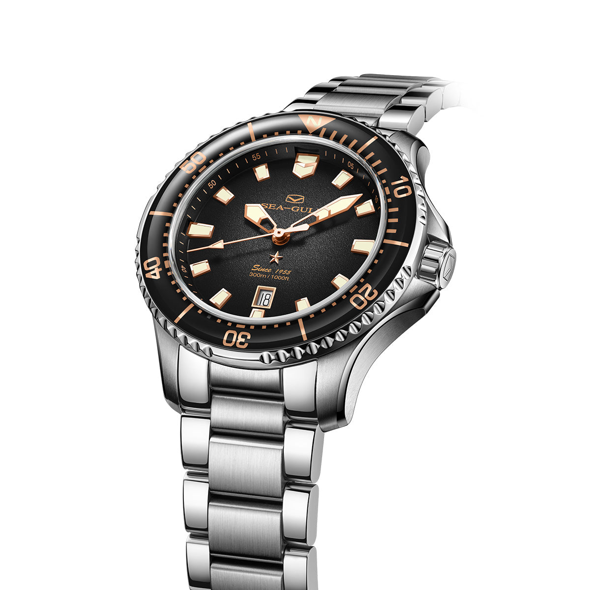 Seagull Ocean Series Pro 300m Waterproof Dive Watch 44mm