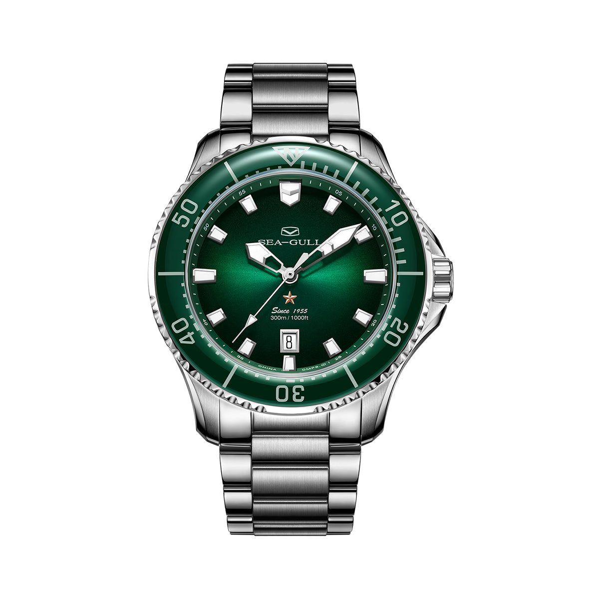 Seagull Ocean Series Pro 300m Waterproof Dive Watch 44mm