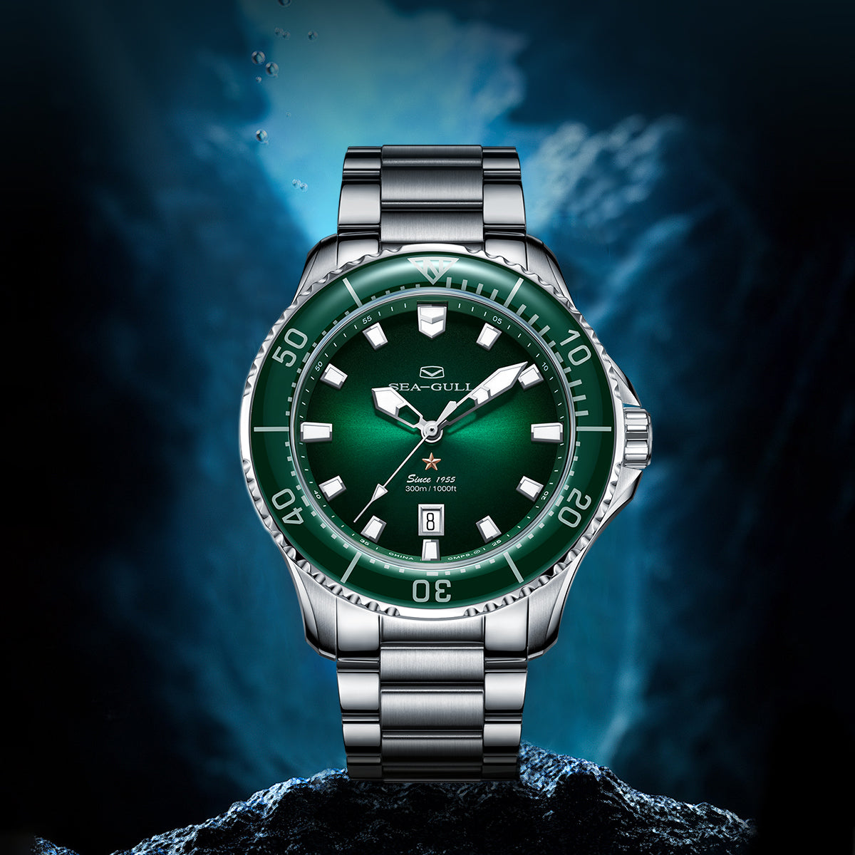 Seagull Ocean Series Pro 300m Waterproof Dive Watch 44mm