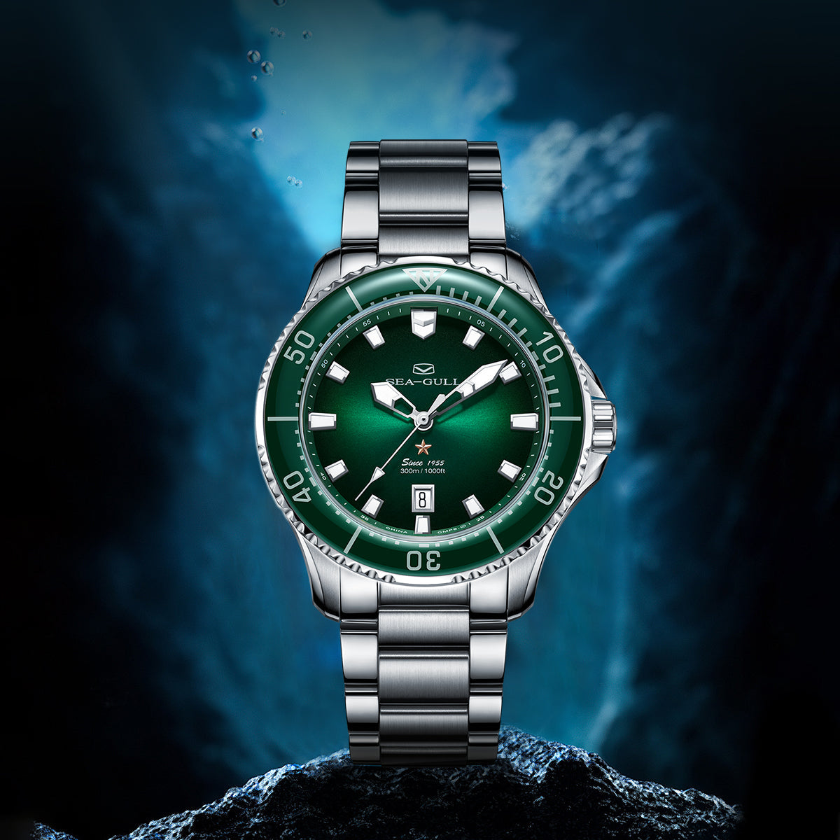 Seagull Ocean Series Pro 300m Waterproof Dive Watch 41mm
